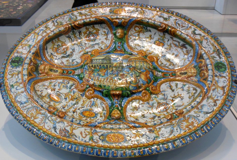 Plat représentant le triomphe de Joseph le patriarche, d'a…
