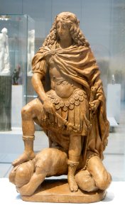 Louis XIV, roi de France, terrassant une figure allégoriqu…