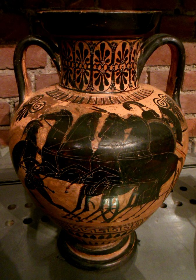 Amphore, Athènes, cercle du Peintre d'Antimènes, vers 520-…