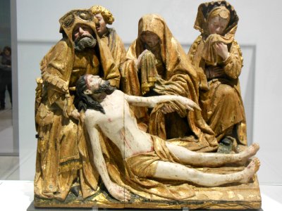 Elément de retable: la Déploration du Christ. Anvers (Belg…