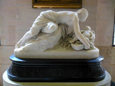 Moïse sauvé des eaux, Jean-Jules Allasseur, 1856.