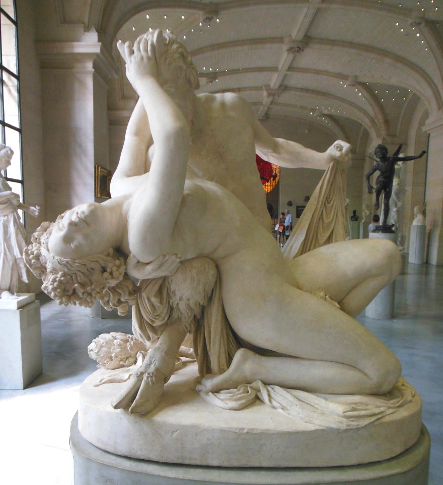 Satyre et Bacchante, James Pradier, vers 1833.