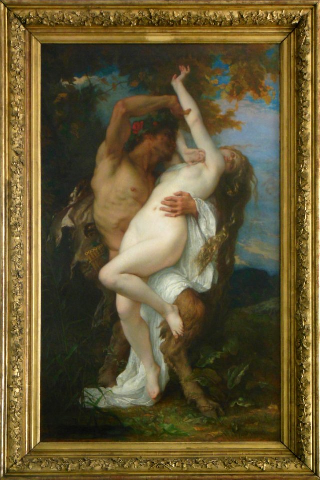 Nymphe enlevée par un faune, Alexandre Cabanel, salon de 1…