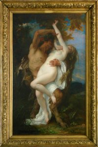Nymphe enlevée par un faune, Alexandre Cabanel, salon de 1…