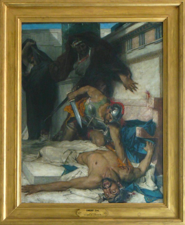 La Mort de Timophane, Léon-François Comerre, 1874.