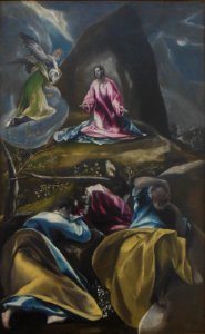 Jésus au jardin des Oliviers, El Greco, vers 1600-1610.