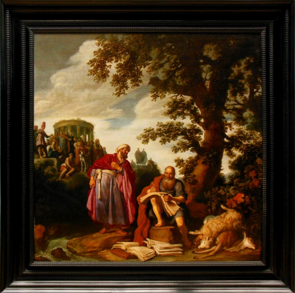 Hippocrate et Démocrite, Jan Pietersz Lastman, 1622.