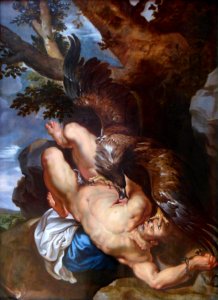 Prométhée enchaîné. D'après Rubens, après 1611-1612.