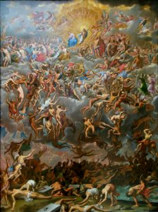 Le Jugement dernier, attribué à Carlo Saraceni, début du 1…