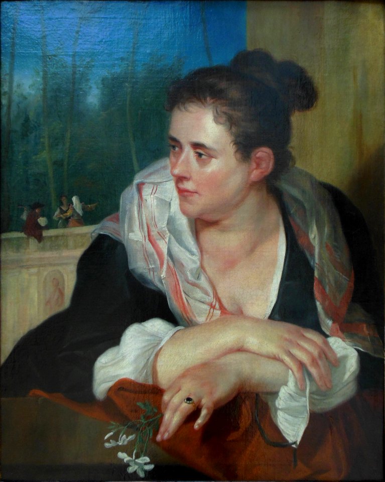 Portrait de femme, Robert de Séry, 1722.