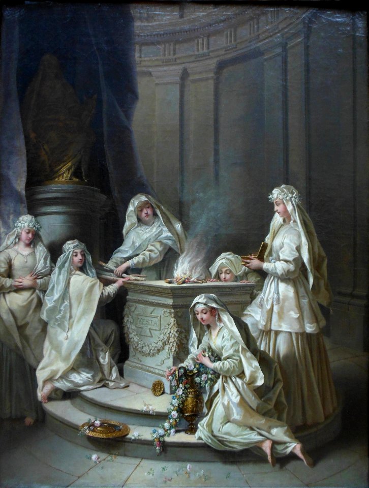 Vierges antiques, Jean Raoux, 1727.