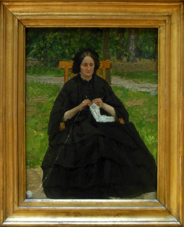La dame en noir (esquisse), Carolus-Duran, 1859.