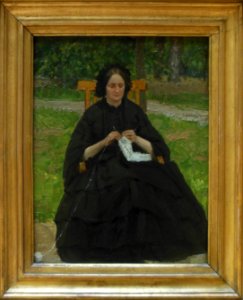 La dame en noir (esquisse), Carolus-Duran, 1859.