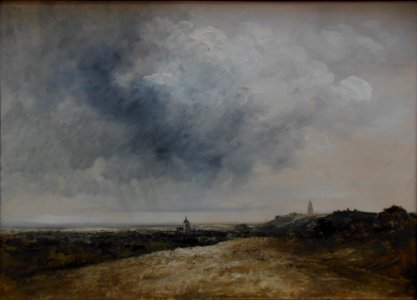 Effet du soir, paysage. Paul Huet, salon de 1830.