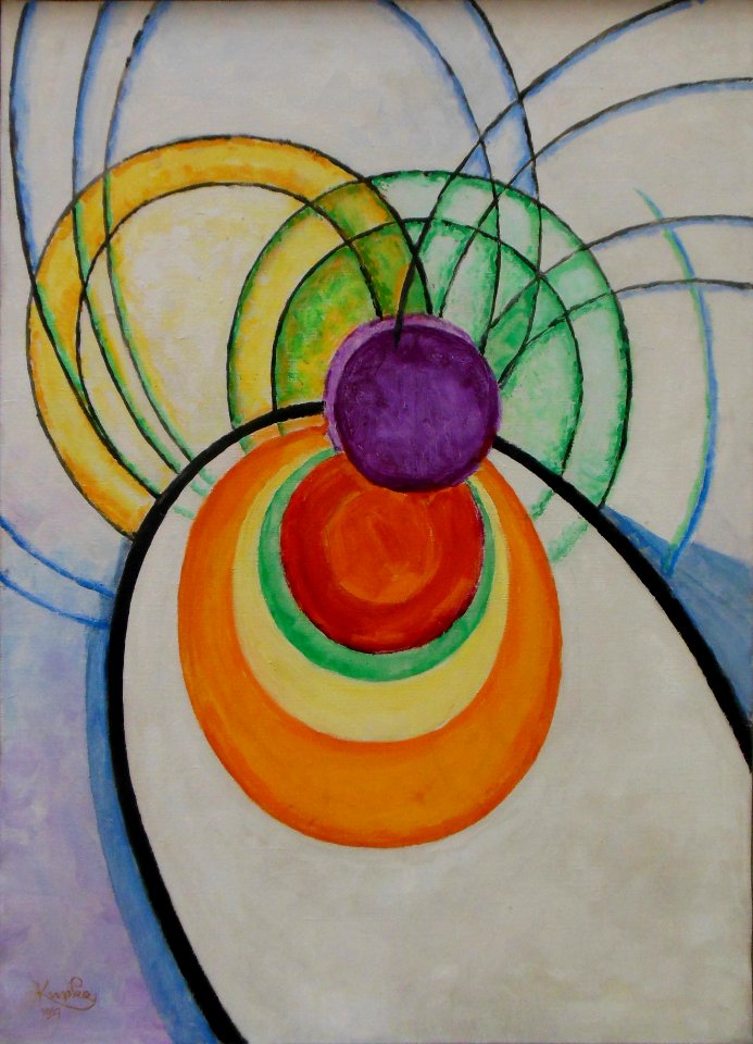 Traits animés, Frantisek Kupka, 1957.