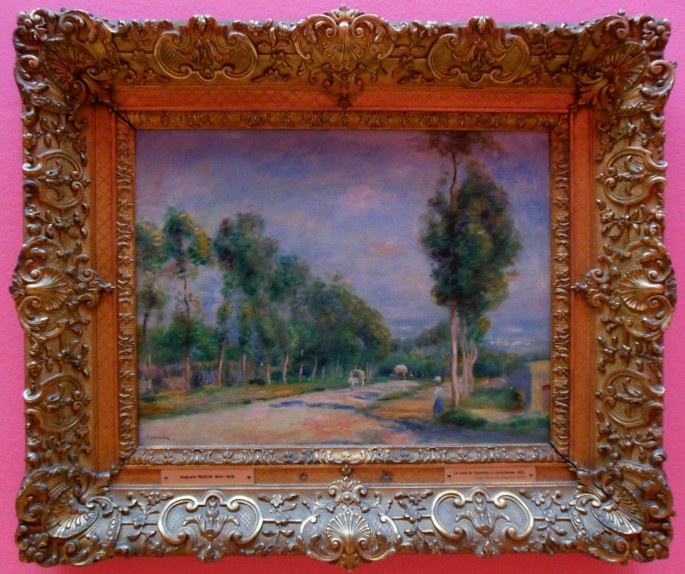 Route de Versailles à Louveciennes, Auguste Renoir, 1895.