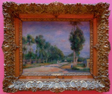 Route de Versailles à Louveciennes, Auguste Renoir, 1895.