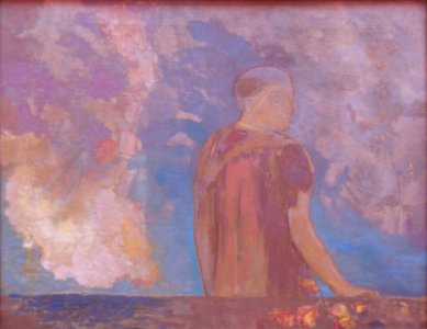 Le regard, Odilon Redon, vers 1910.