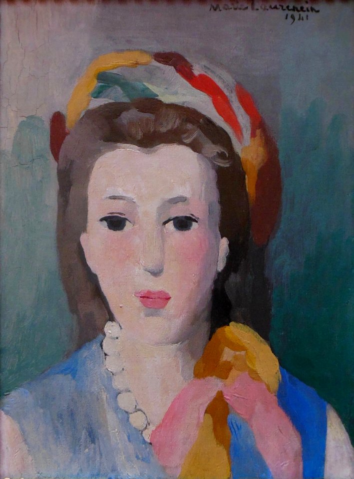 Tête de jeune fille, dit aussi Femme au turban. Marie Laur…
