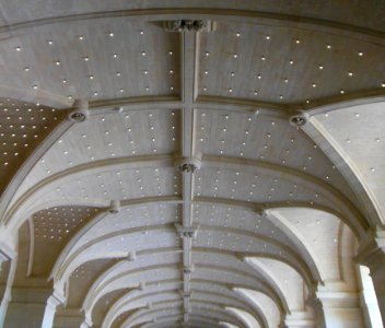 Détail des voûtes du hall