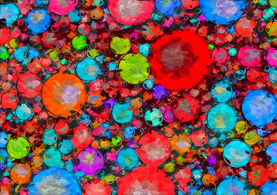 Bubblicious Intensity. Free illustration for personal and commercial use.