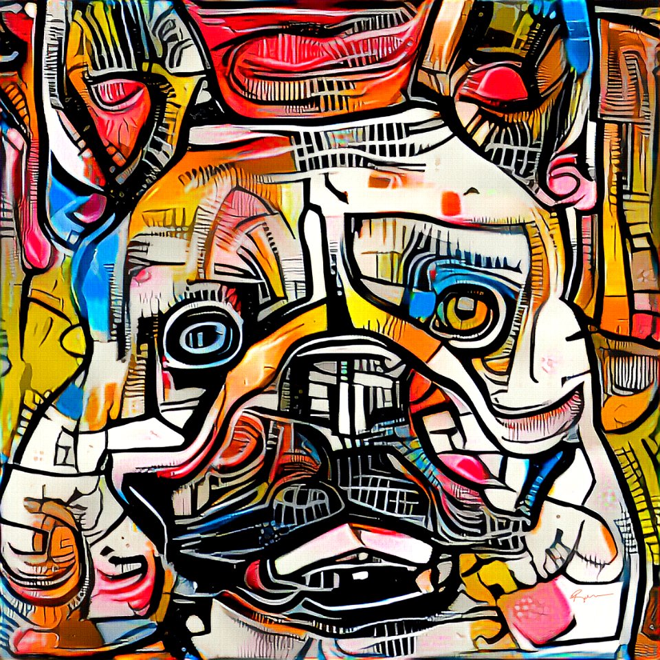 Frenchie II. Free illustration for personal and commercial use.