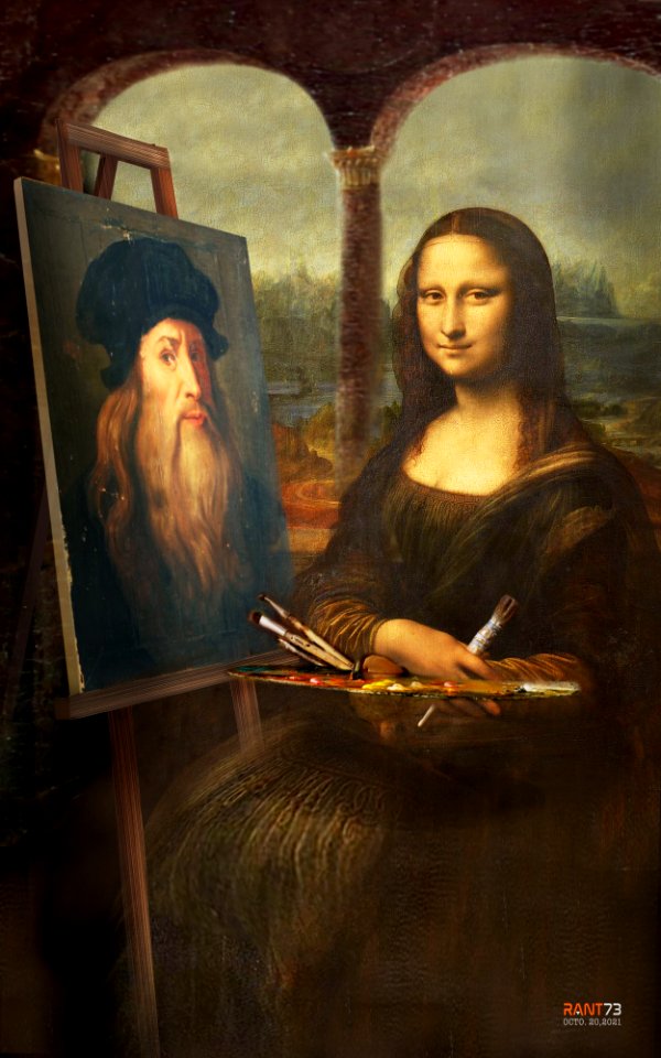 MONA LISA - I painted him