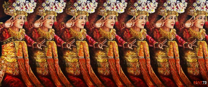 LEGONG BALI. Free illustration for personal and commercial use.