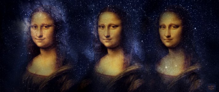 the SMILES MYSTERIOUSLY in DA VINCI GALAXY. Free illustration for personal and commercial use.
