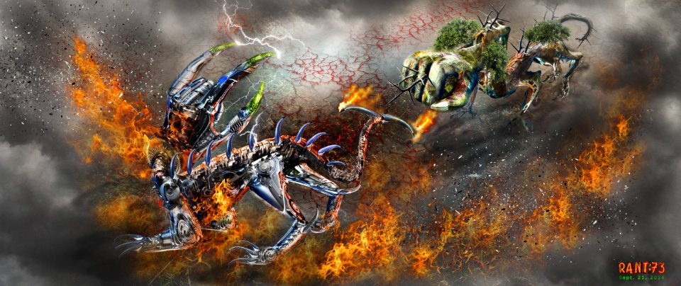 the DEFEAT and VICTORY