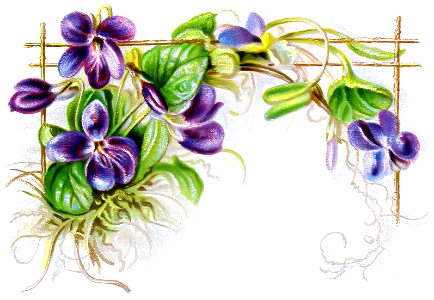 Floral border. Free illustration for personal and commercial use.