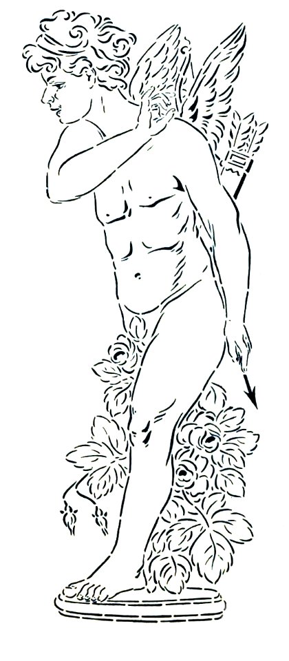 Cupid Stencil