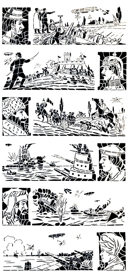 Military Scenes Generals