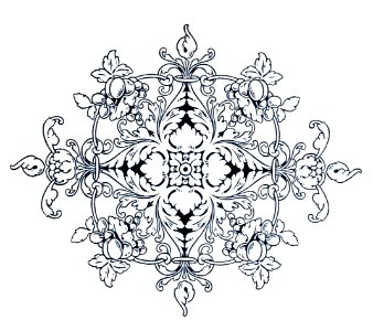 Arabesque Ornament. Free illustration for personal and commercial use.