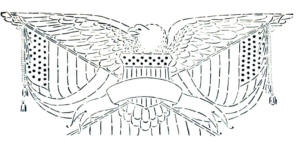 Eagle Banner. Free illustration for personal and commercial use.
