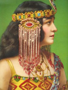 Vintage Woman Faux Egyptian