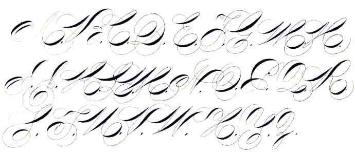 Calligraphy Alphabet