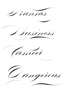 Calligraphy Words. Free illustration for personal and commercial use.