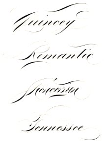 Calligraphy Words
