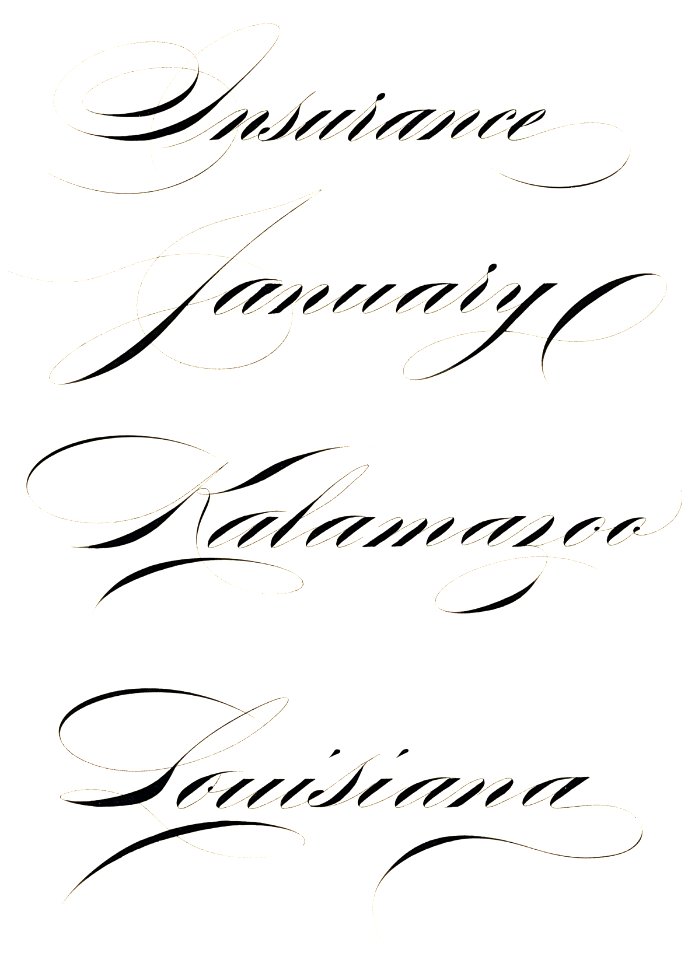 Calligraphy Words