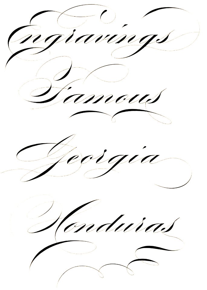 Calligraphy Words - Free Stock Illustrations | Creazilla