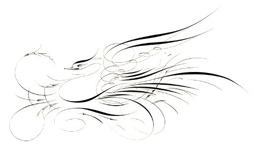 Calligraphy Swan