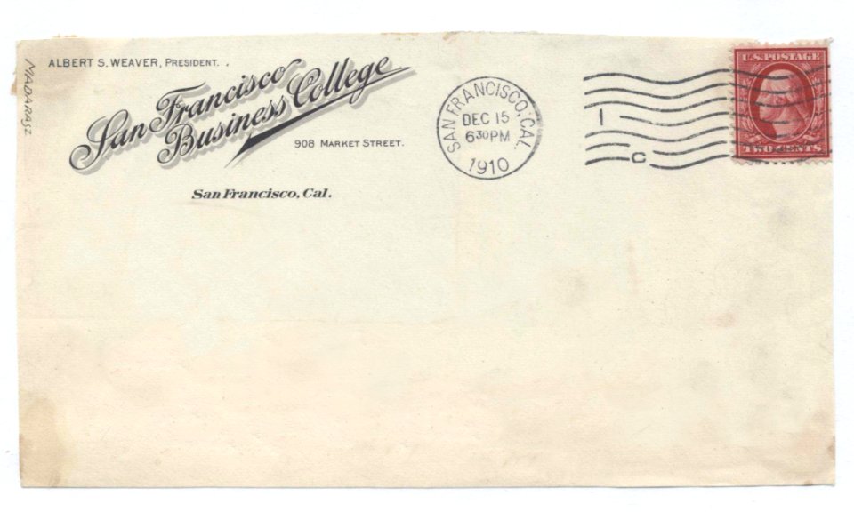 Vintage Antique Envelope