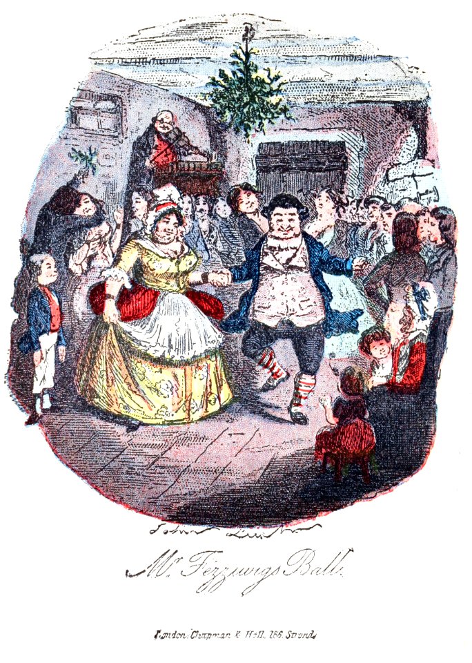 A Christmas Carol 1. Free illustration for personal and commercial use.