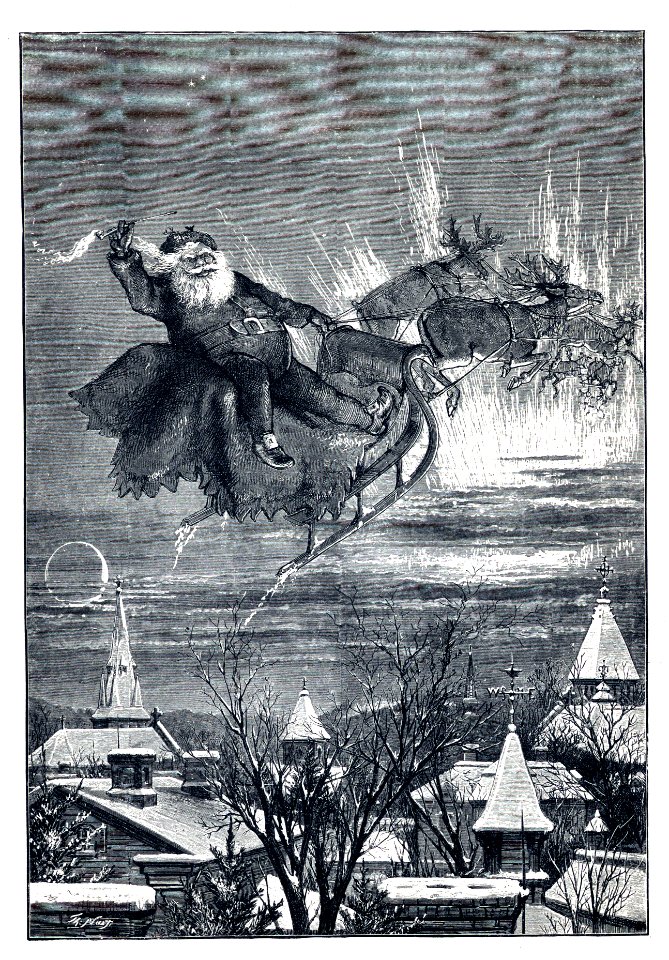 Thomas Nast Christmas Drawing 3