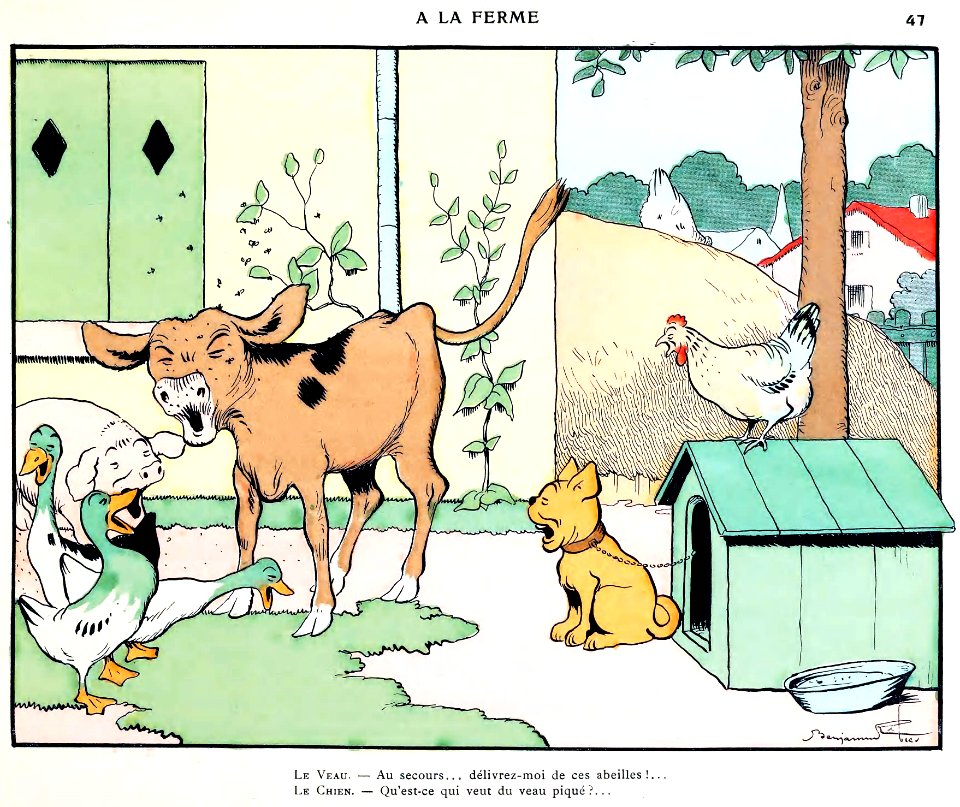 Les petites misères de la vie des animauxby Rabier, Benja…