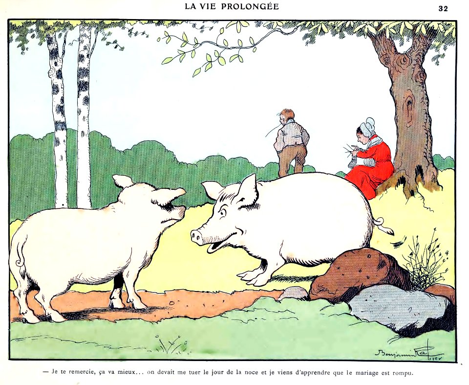 Les petites miseÌres de la vie des animauxby Rabier, Benja…