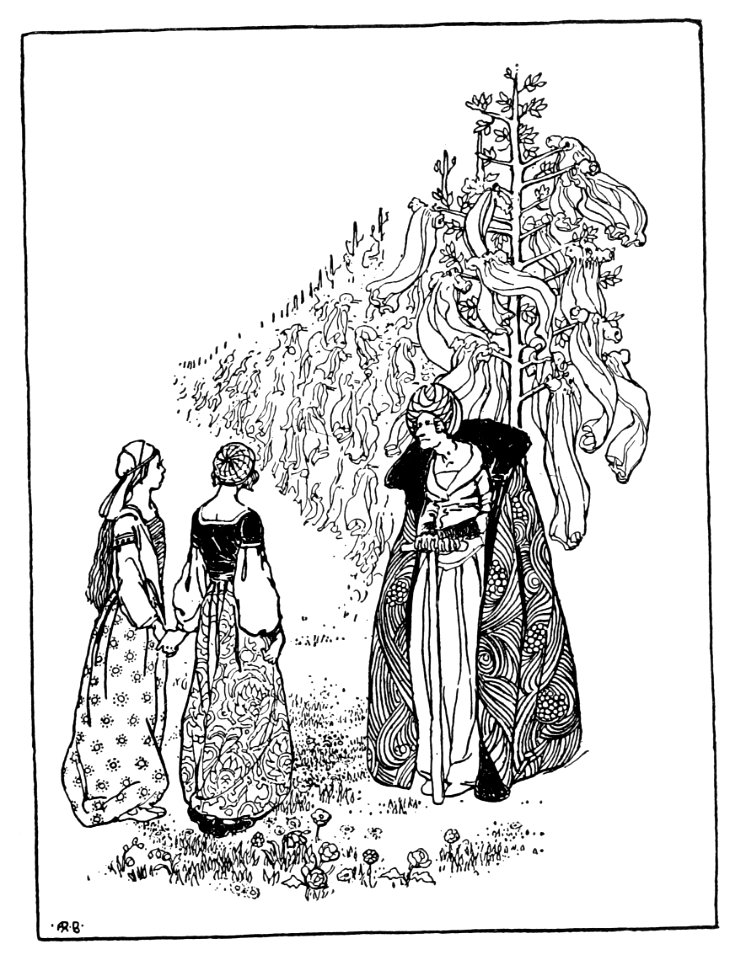 The rainbow string by Algernon de Vivier Tassin