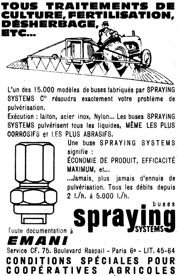 spraying
