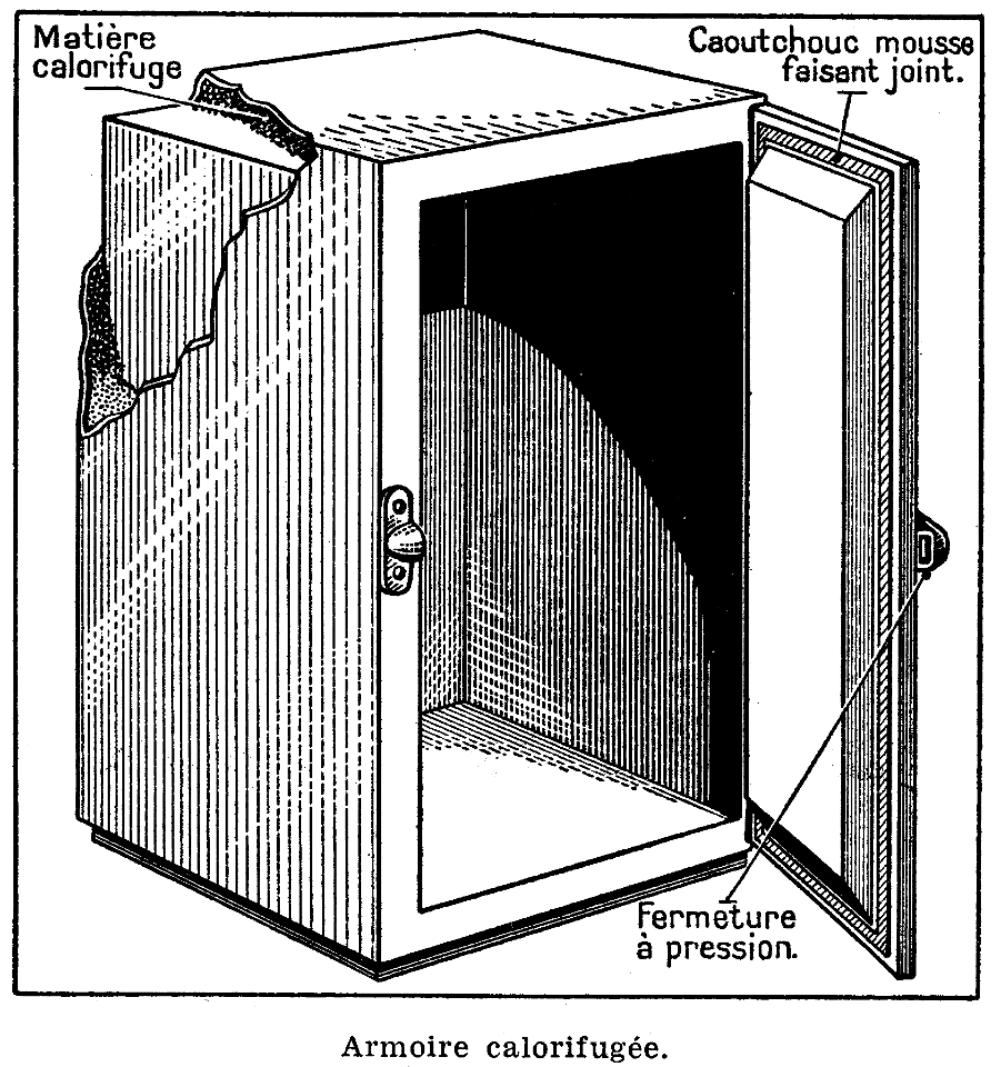 armoire calorifugée